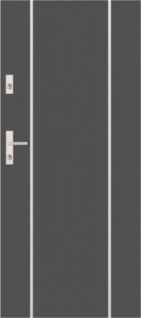 A8 - Einbruchsschere Tür mit modernen Applikationen
