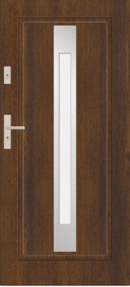 T21 - drzwi zewnętrzne przeszklone nowoczesne, przeszklenie S33