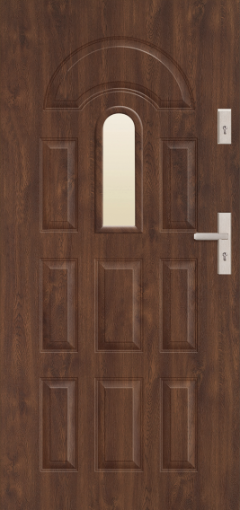 T20 - классические остекленные входные двери, остекление S06