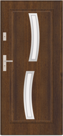 T21 - drzwi zewnętrzne przeszklone nowoczesne