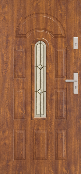 T20 - классические остекленные входные двери, остекление S17