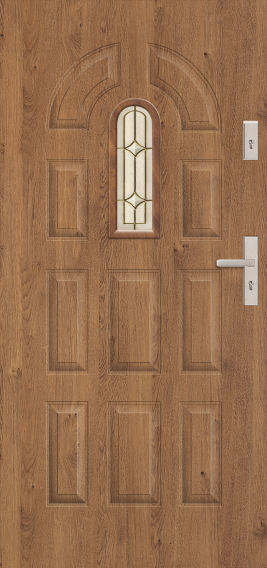 T26 - классические остекленные входные двери, остекление S07