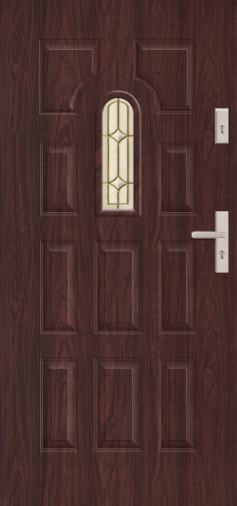 T29 - классические остекленные входные двери, остекление S07