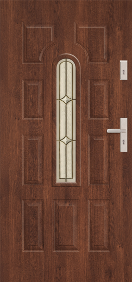 T29 - классические остекленные входные двери, остекление S17