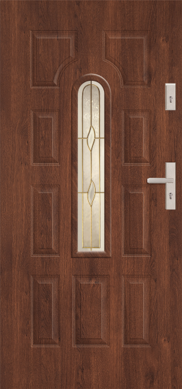 T29 - drzwi zewnętrzne przeszklone klasyczne, przeszklenie S18