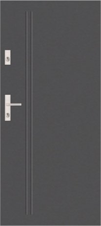 T51 - drzwi zewnętrzne pełne nowoczesne