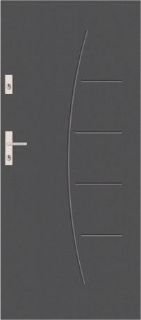 T59 - drzwi zewnętrzne antywłamaniowe z tłoczeniami nowoczesne